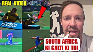 Ab De Villiers shocking statement on Suryakumar Yadav controversial catch after SA lost the WC FINAL [upl. by Aicinat911]