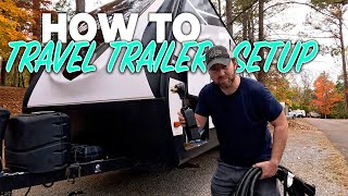 How To Travel Trailer Setup [upl. by Aleras]