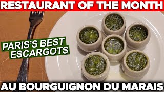 The Best Snails in Paris  Au Bourguignon du Marais [upl. by Atteras]