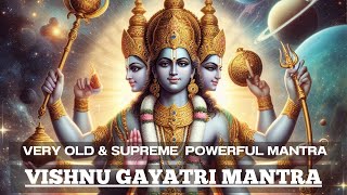 FULFILL YOUR EVERY DREAM with this mantra  Vishnu Gayatri Mantra [upl. by Enaek]