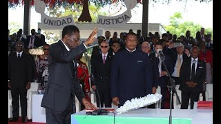 Guinée équatoriale  le président Teodoro Obiang Nguema Mbasogo investi pour un sixième mandat [upl. by Ardnuhs252]