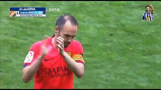 Espanyol fans applaud Iniesta still after 5 years [upl. by Lenee686]