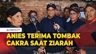 Anies Terima Tombak Cakra Saat Ziarah ke Makam Raja Mataram di Bantul [upl. by Woodsum]