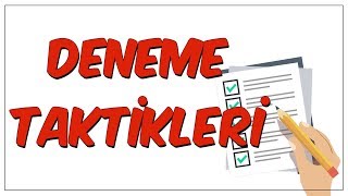 Deneme Sınavı Taktikleri [upl. by Artur]