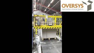 VIDEO OVERSY U68810524 STRAPEX VTS45EP UNITIZER  CONVEYORS LINE DBS [upl. by Cormier]