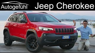 Jeep Cherokee FULL REVIEW Trailhawk vs Overland comparison with new 20 TGDI petrol [upl. by Sherar674]