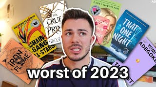 the WORST books i read in 2023 of the 200 i read [upl. by Ytiak]