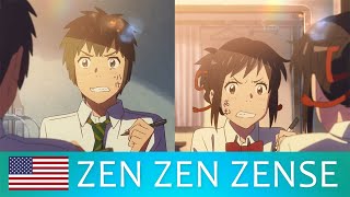 Zen Zen Zense English Ver  Your Name AMV [upl. by Annoif232]