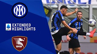 Inter Milan vs Salernitana Extended Highlights  Serie A  CBS Sports Golazo [upl. by Nuajed]