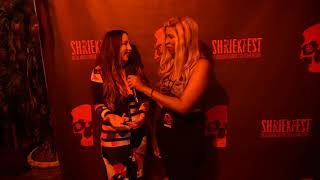 Shriekfest 2019 Red Carpet Interviews Sheri Davis [upl. by Dublin]