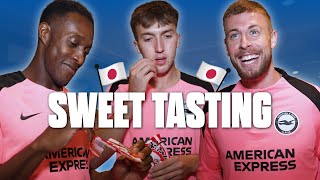 Brighton Players Try Japanese Sweets 🍬🍫 [upl. by Nanah]