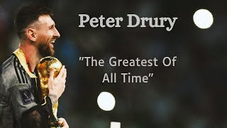 Peter Drury on Lionel Messi • All Iconic Commentaries [upl. by Ovida]