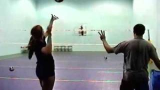 Leahs Volleyball Skills [upl. by Etnovaj]