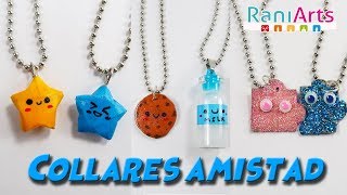 DIY  COLLARES DE AMISTAD  FRIENDSHIP NECKLACES [upl. by Edurtreg]