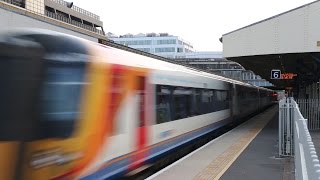 South West Trains Action at Wimbledon and Earlsfield [upl. by Poulter]