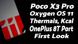 Oxygen OS Port for Poco X3 Pro  AnTuTu CPU test Geek Bench [upl. by Einreb]