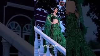 Step into the spotlight with our stunning dark green lehenga choli bridallehenga luxurylehenga [upl. by Egduj]