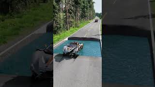 Cars vs Water pit  BeamNGDrive [upl. by Haissi]