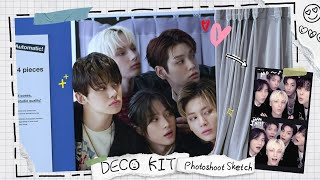 TXT 투모로우바이투게더 ‘2022 DECO KIT’ Photoshoot Sketch [upl. by Occir718]