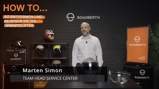 SCHUBERTH TV  So entfernen und reinigen Sie die Innenpolster [upl. by Nazario]