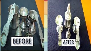 How to clean silver items at home  How to clean Silver vessels at home [upl. by Karleen]