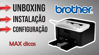 IMPRESSORA COM ÓTIMO CUSTO BENEFICIO  Brother HL1202 [upl. by Tyson]