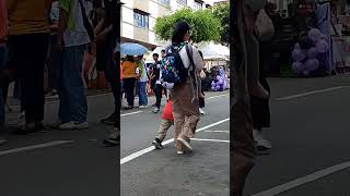 this ladies stop in front of my camera as they walks down the road shorts baguiocity [upl. by Aynek]