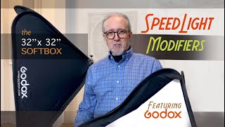 Godox 32quot Square Softbox – Setting Up the Awesome 80cm Modifier for Speedlight Portrait Photography [upl. by Rego]