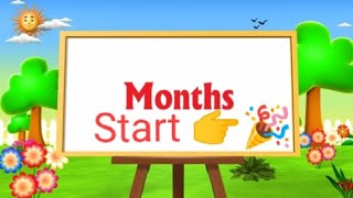 Months of Year §§ Months of Year in English §§ English months ✅🦜✅ [upl. by Hestia]