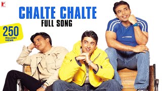 Chalte Chalte  Full Song  Mohabbatein  Shah Rukh Khan Uday Chopra Jugal Hansraj Jimmy Shergill [upl. by Dlorad589]