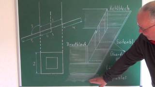 Schornsteineinfassung hergestellt zweiteilig  Maßskizze [upl. by Karisa500]