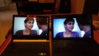 IPS panel VS TN panel display comparison video of Lenovo laptops [upl. by Ailaro]