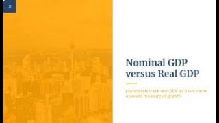 4 Nominal GDP vs Real GDP [upl. by Doretta]