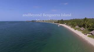 Aerial video flyover of andBeyond Benguerra Island Mozambique [upl. by Nirik]