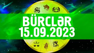 Bürclər 15 SENTYABR 2023Ulduz Falı  GÜNDƏLİK BÜRCLƏR [upl. by Nesyt]