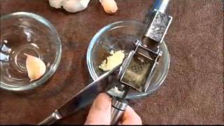 Garlic Press Reviews  Best Garlic Press Stainless Steel  Orblue [upl. by Martinez]