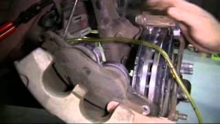 How to Replace the Front Brake Pads and Rotors on a 2004 Ford Mustang LX [upl. by Ahsiral]