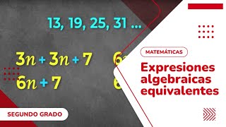 11 Expresiones algebraicas equivalentes [upl. by Nimesay]