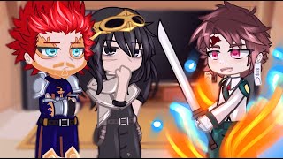 Pro Heroes React To Tanjiro As New Student  MHA  Gacha Club [upl. by Nicholson]