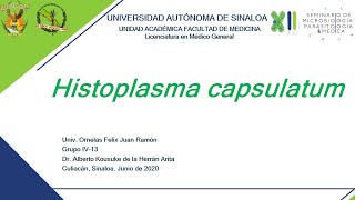 39 Histoplasma capsulatum [upl. by Zales]