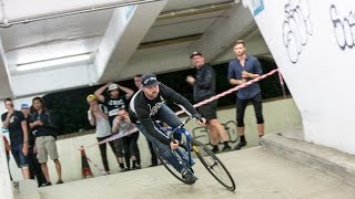 Gnarpark Fixed Gear Car Park Racing  Way Past Midnight [upl. by Weasner]