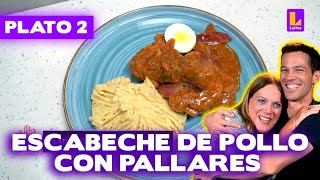 Plato 2 Escabeche de pollo con pallares  El Gran Chef Famosos [upl. by Lorola401]