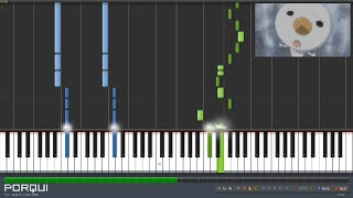 Fairy Tail Opening 1  Snow Fairy Piano Synthesia [upl. by Baird]