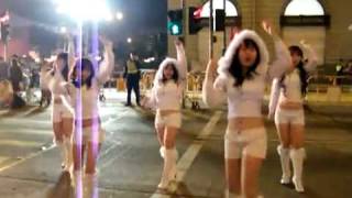 Sweetness2011國際花車巡遊匯演 SNSD Genie dance cover 2 YouTube [upl. by Ahsiryt]