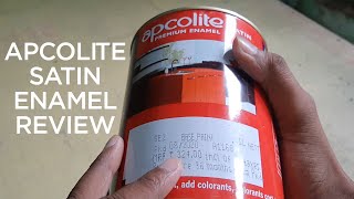 Asian paints Apcolite Satin enamel review and application [upl. by Eellehs]