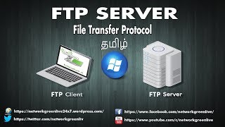 How to Create FTP Server in Windows10  Tamil Networkgreen live [upl. by Treblih]