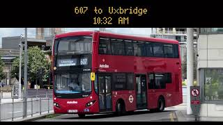 607 to Uxbridge iBus [upl. by Ynaffi]