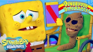 SpongeBob and Patrick Sell Chocolate IRL 🍫  Pineapple Playhouse [upl. by Einitsed]