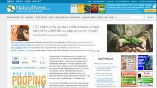 Flu Vaccine Statistics and NaturalNews [upl. by Homans879]