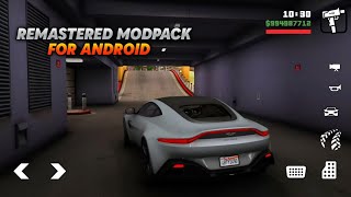 GTA SA FULL REMASTERED MODPACK ANDROID DETAILS REVIEW [upl. by Nael]